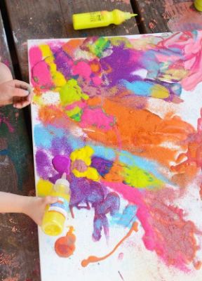 20 Toddler Sand Painting Ideas
