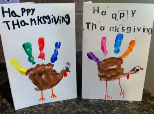 Fingerprint Turkey Cards