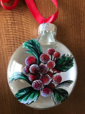  Hand-Painted Glass Christmas Ornaments Ideas 
