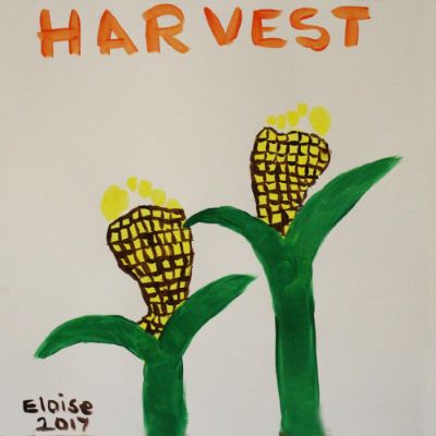 Harvest Handprint Art