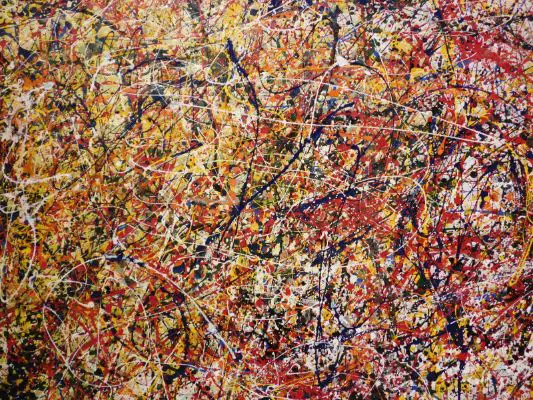 Pollock's Drip Painting Extravaganza