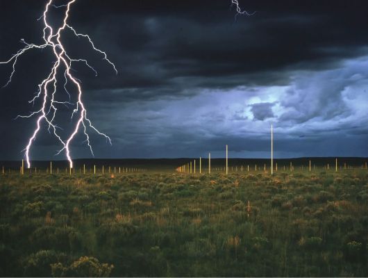 The Lightning Field by Walter De Maria