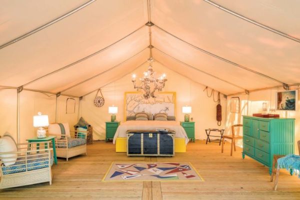 Personal Touches and Decor Inside The Tent
