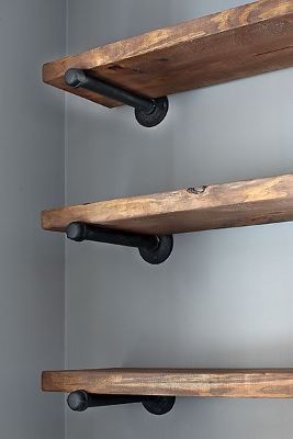 Rustic Wood Shelves