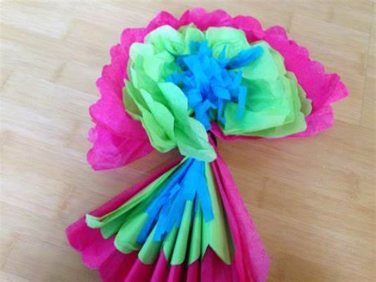 fold it in half and twist the center tightly