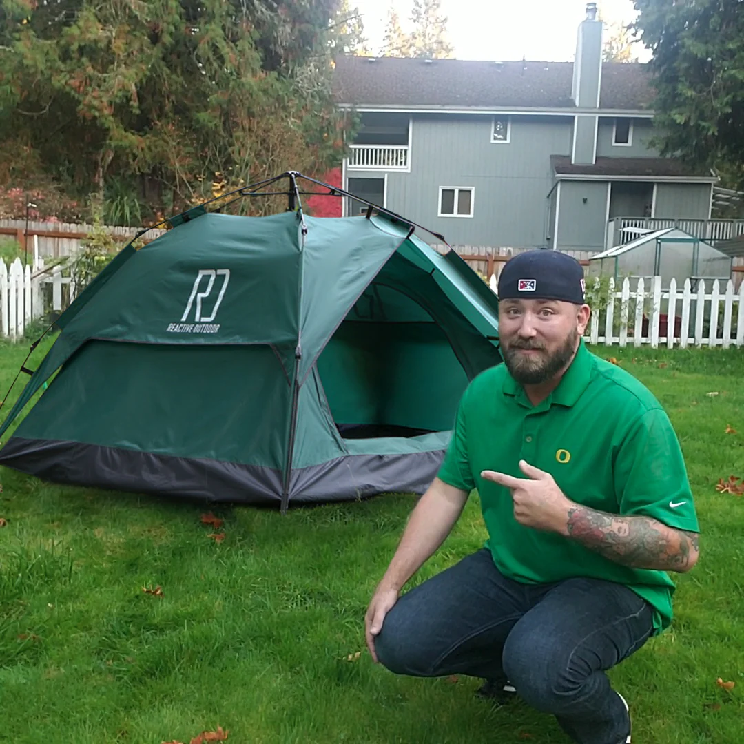 reactive outdoor tent