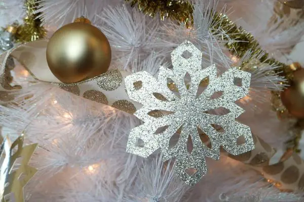 Foil Origami Christmas Ornaments