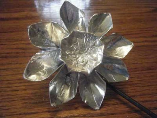 Foil Origami Flowers