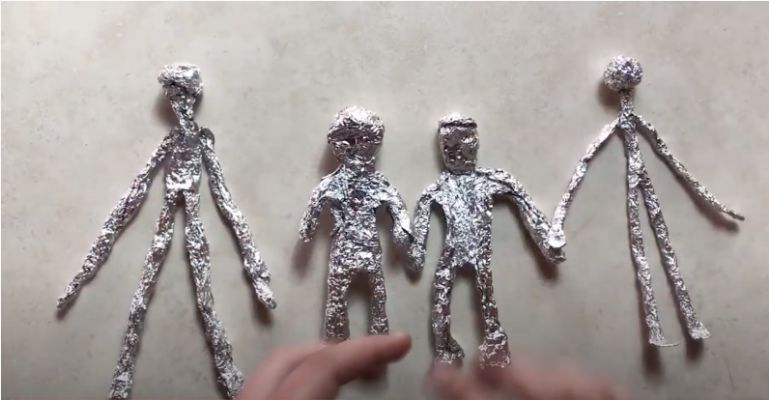 Foil Puppets and Figures