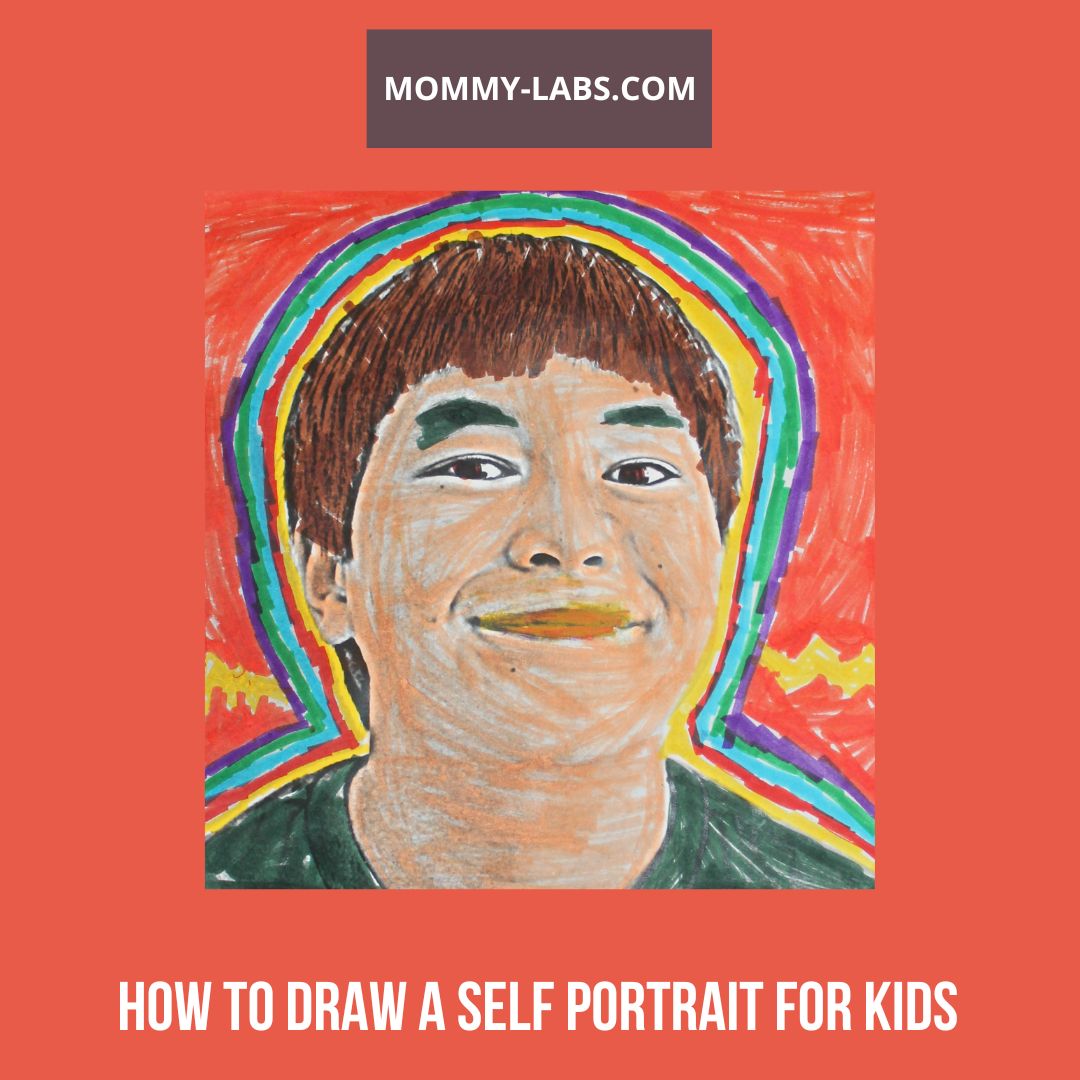 How To Draw A Self Portrait For Kids.