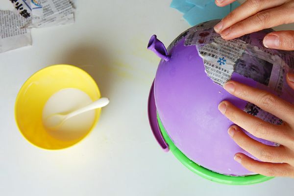 Paper Mache Ideas With Balloons