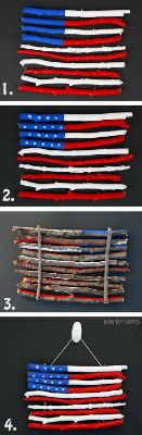 Step-by-Step Tutorials for American Flag Crafts 