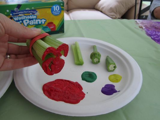 Vegetable Stamps