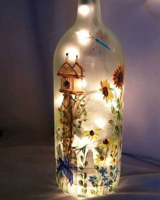 Inspirations and Ideas for Glass Bottle Painting 