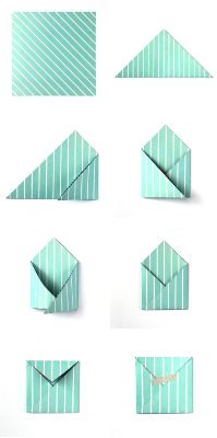 Start with a square sheet of origami paper