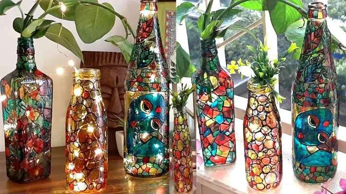 Techniques and Materials for Glass Bottle Painting