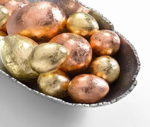 Gold Leaf Eggs