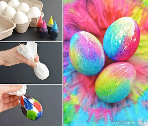 Tie-Dye Eggs