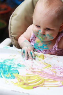 Edible Finger Painting