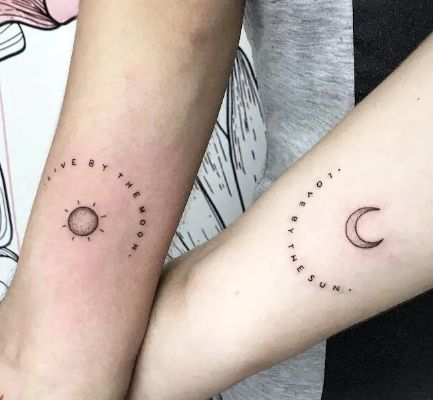 Simple Sun and Moon