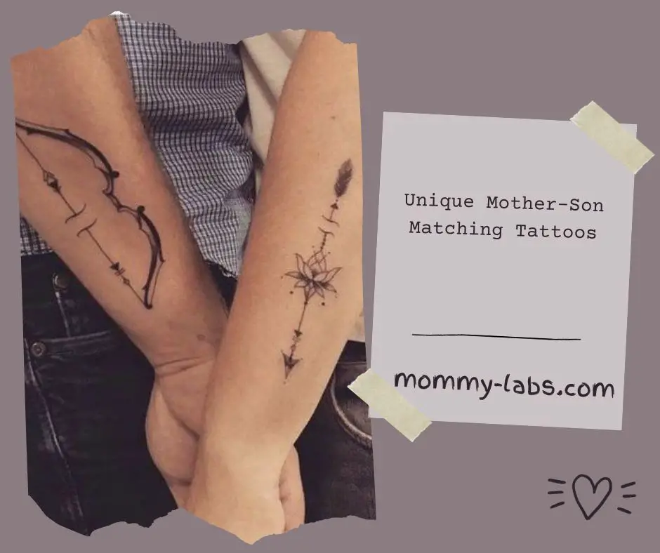 Unique Mother-Son Matching Tattoos