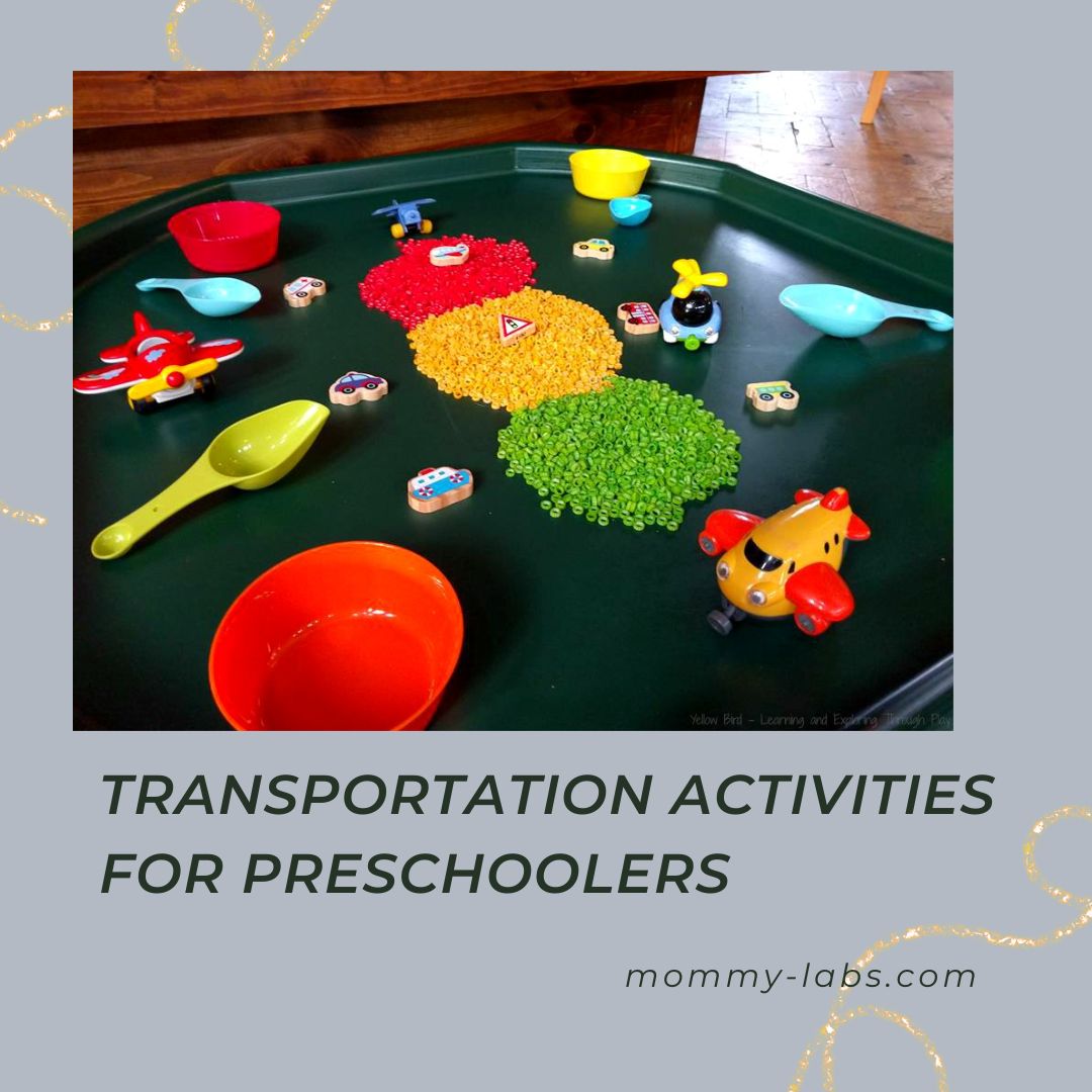 Transportation Activities For Preschoolers